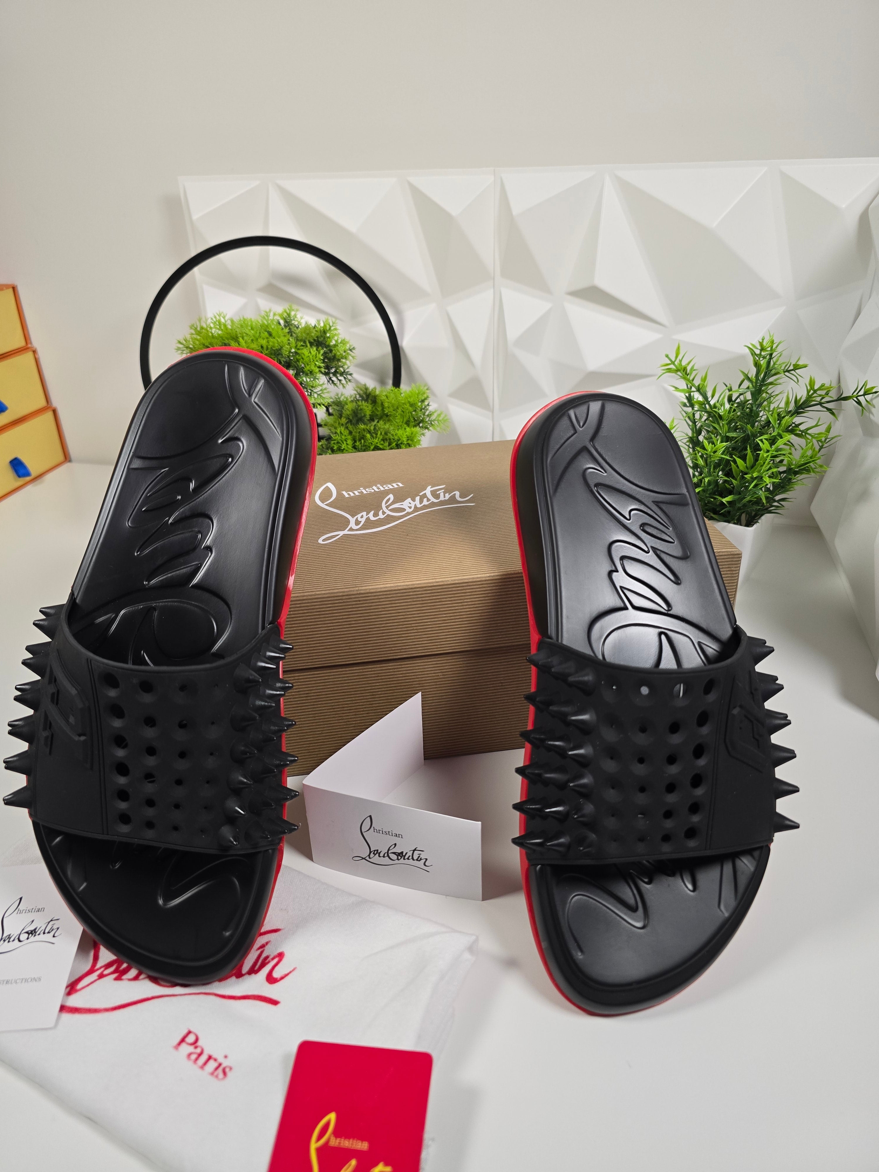 Christian Louboutin Take It Easy Slippers