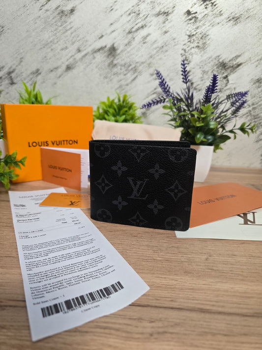 LOUIS VUITTON | Monogram Eclipse Bifold Wallet