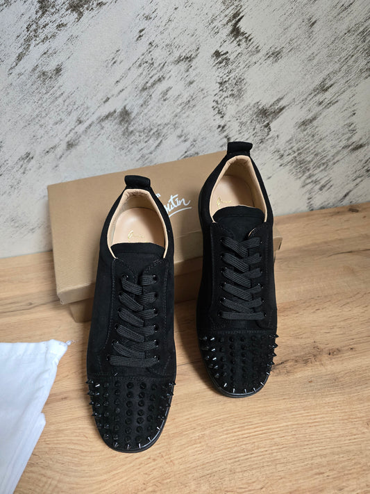 CHRISTIAN LOUBOUTIN | Black Velour & Spikes Shoes